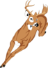 Fast Deer Clip Art